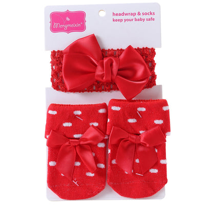Calcetines Infantiles con Pompones 3D y Estampado de Lunares - Image 3