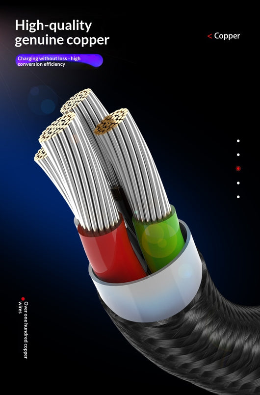 Cable de Carga Rápida Magnético 3A-5A con Transferencia de Datos - Image 13