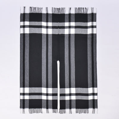 Chal con Borlas y Diseño Escocés Jacquard - Image 36