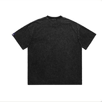 Camiseta Suelta con Estampado Graffiti para Hombre - Image 2