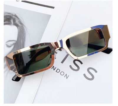 Gafas de Metal Cuadradas Pequeñas para Hombre - Estilo Importación - Image 14