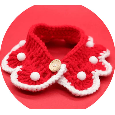 Collares Tejidos Navideños para Mascotas - Gatos, Perros y Conejos - Image 4