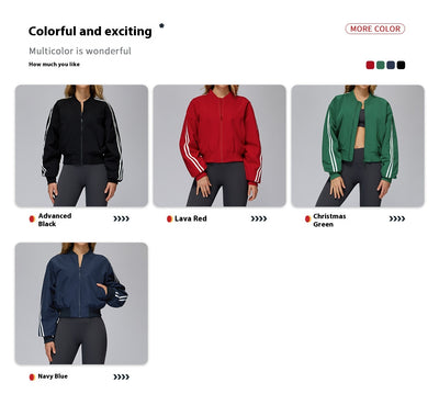 Chaqueta Térmica Deportiva con Bolsillos y Cierre - Image 8