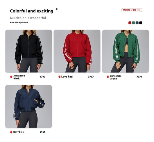 Chaqueta Térmica Deportiva con Bolsillos y Cierre - Image 8