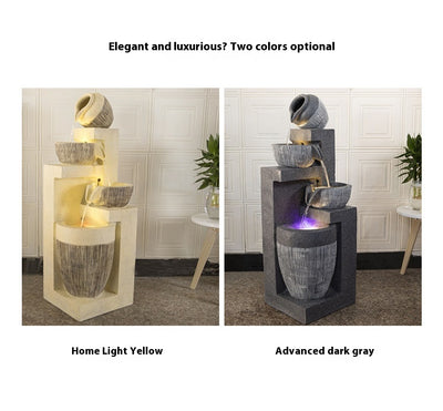 Fuente de Agua Decorativa con Humidificador para Sala de Estar - Image 38