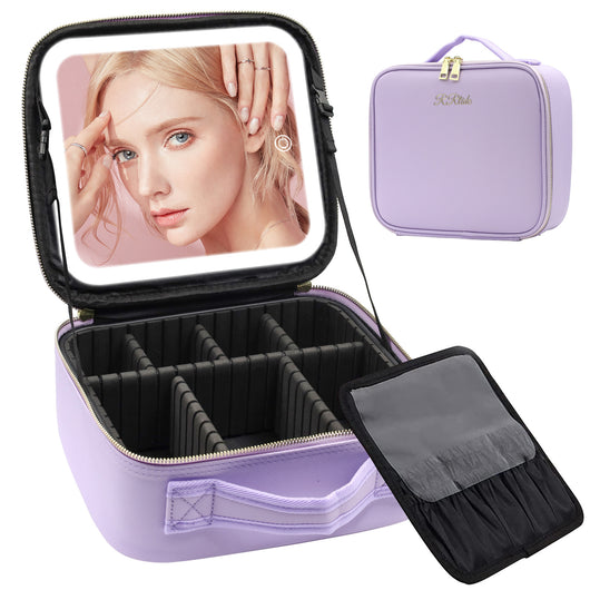 Maletín de Maquillaje Profesional con Espejo LED y Gran Capacidad de Almacenamiento - Image 12