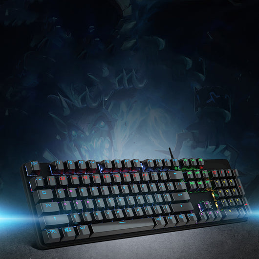 Teclado Mecánico GK410 Eje Verde - Conexión Alámbrica para PC - Image 10