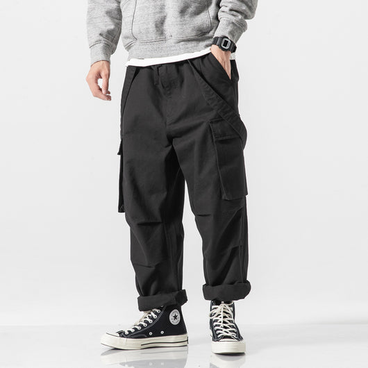 Pantalones Overol con Tirantes Estilo Americano para Hombre - Image 6