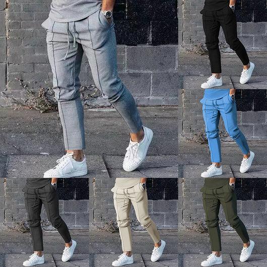 Pantalones Deportivos Casuales Estilo Europeo y Americano para Hombre - Image 9