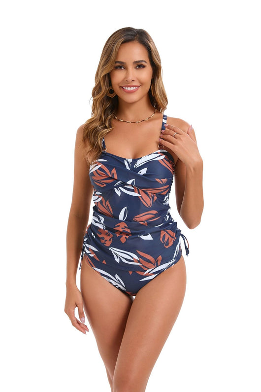Traje de Baño Dos Piezas con Falda Estampada para Mujer - Image 27