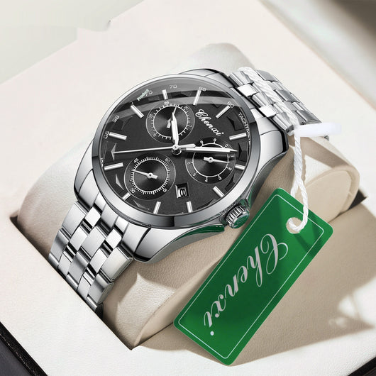 Reloj Empresarial para Hombre con Esfera Luminosa
