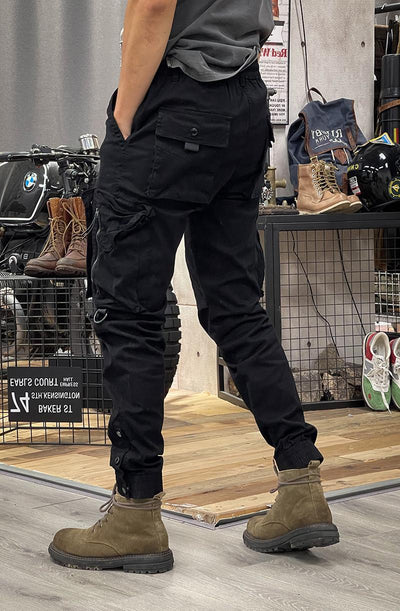 Pantalones Tácticos Casual de Pierna Recta para Hombre con Puños Ajustables - Image 27