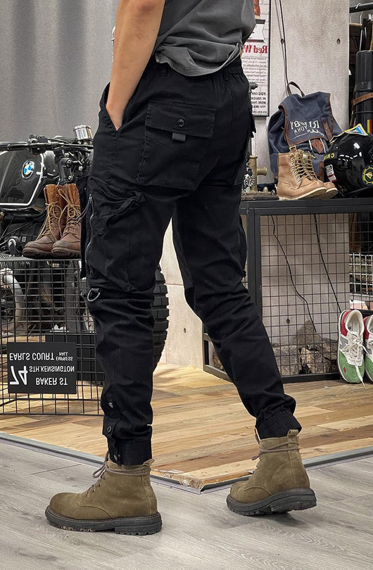 Pantalones Tácticos Casual de Pierna Recta para Hombre con Puños Ajustables - Image 27