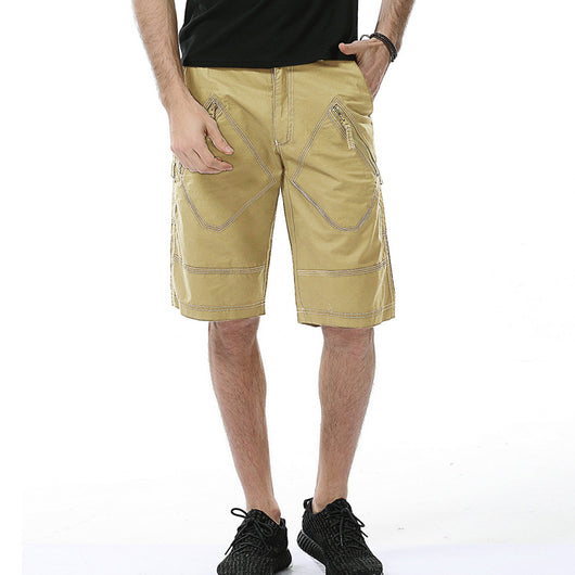 Pantalones Cortos de Trabajo Estilo Europeo Talla Grande para Hombre - Image 6