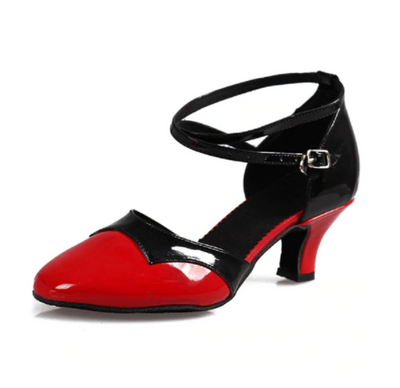 Zapatos de Baile Latino para Mujer con Tacón Medio y Puntera Reforzada - Image 11