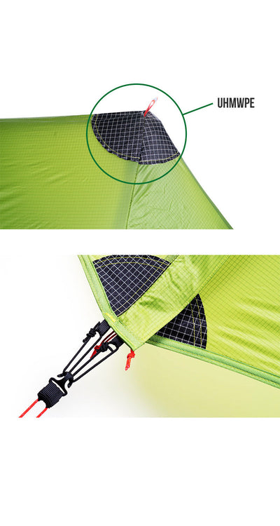 Tienda de Campaña Profesional Sin Polos Ultraligera 20D con Doble Revestimiento de Silicona - Image 15