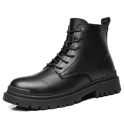 Botas Martin de Cuero Genuino Estilo Retro Británico para Hombre - Image 10