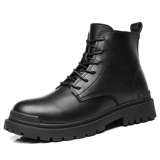 Botas Martin de Cuero Genuino Estilo Retro Británico para Hombre - Image 10