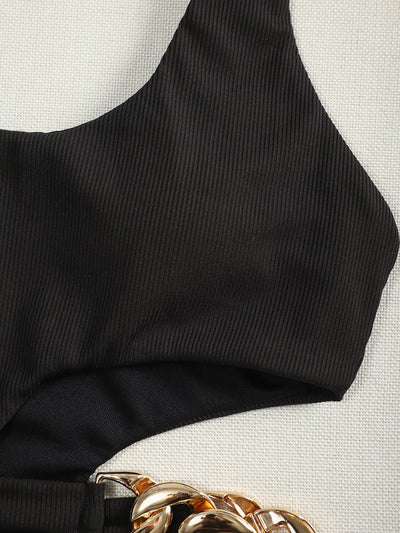 Traje de Baño Entero Liso para Mujer - Diseño Clásico de Playa - Image 11