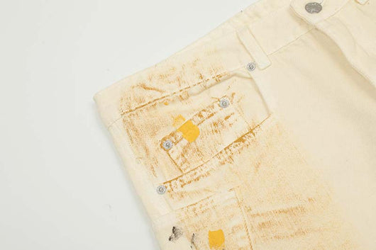 Pantalones Retro con Diseño Splatter Pintado a Mano - Image 24