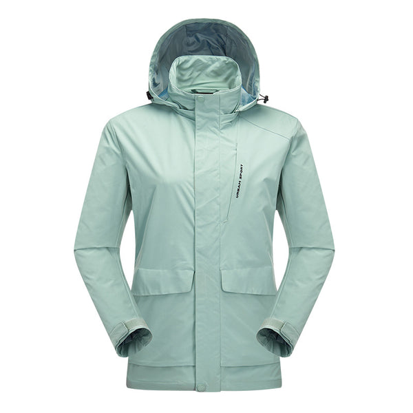 Chaqueta Deportiva Oversized con Capucha Desmontable para Hombre
