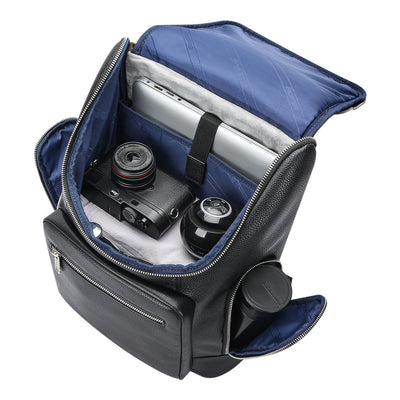Mochila Ejecutiva de Cuero con Gran Capacidad para Viajes y Negocios - Image 8
