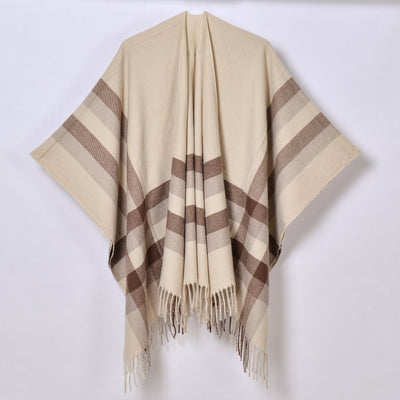 Chal con Borlas y Diseño Escocés Jacquard - Image 26
