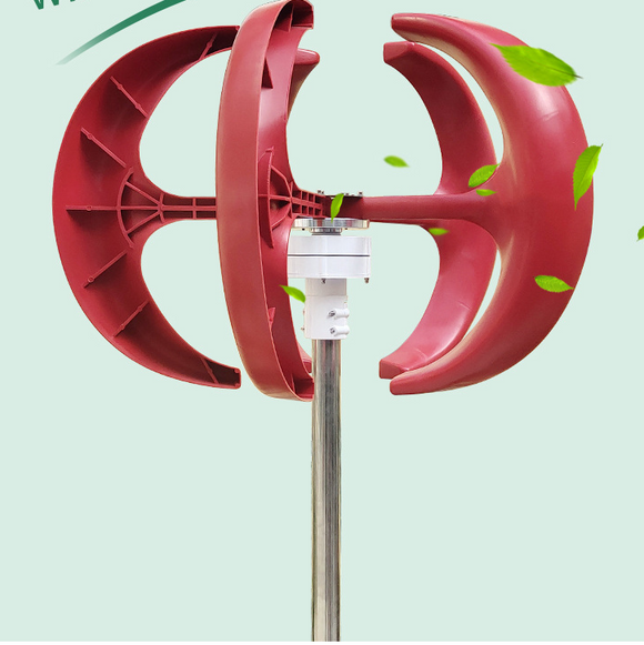 Generador Eólico Miniatura 300W Diseño Linterna Roja