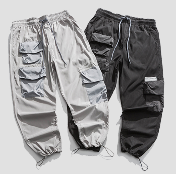 Pantalones Casuales Versátiles con Múltiples Bolsillos - Estilo Japonés Moderno