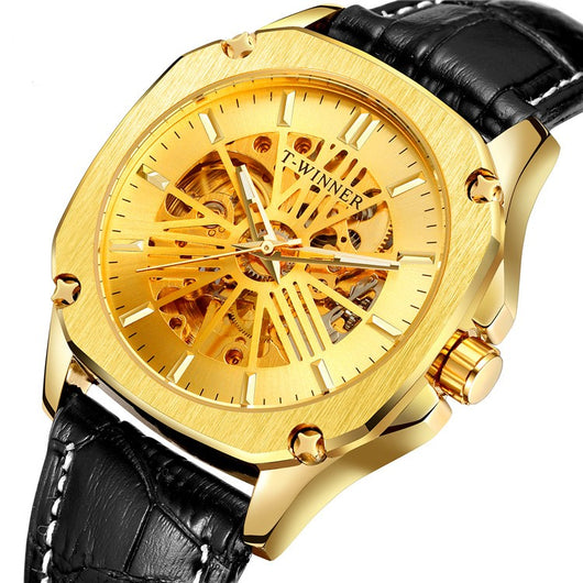 Reloj Mecánico Automático Resistente al Agua con Diseño Esqueletado - Image 16