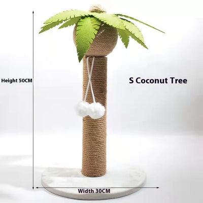 Rascador de Cactus para Gatos con Poste Sisal y Plataforma Escaladora - Image 9