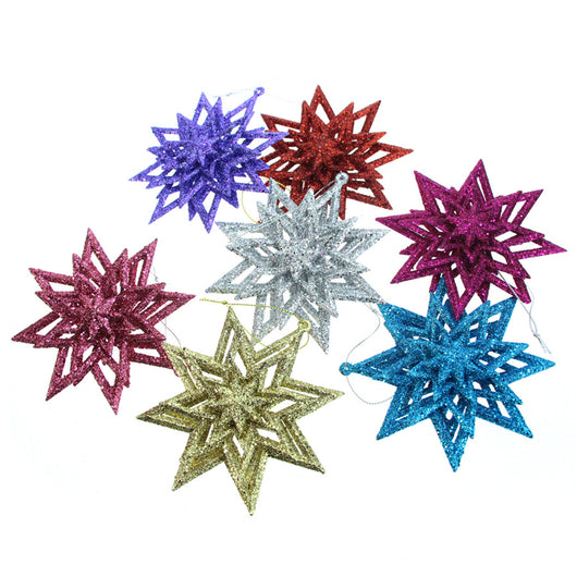 Adorno Navideño Colgante con Polvo Brillante - Image 10