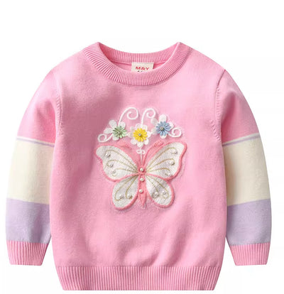 Suéter de Algodón para Niña - Prenda Base Versátil y Cómoda - Image 3