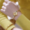 Reloj de Bolsillo Mujer Lujo Degradado Diamante Verde Primavera