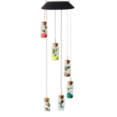 Lámpara Solar Decorativa Botella de Deseos con Luz LED Multicolor - Image 10