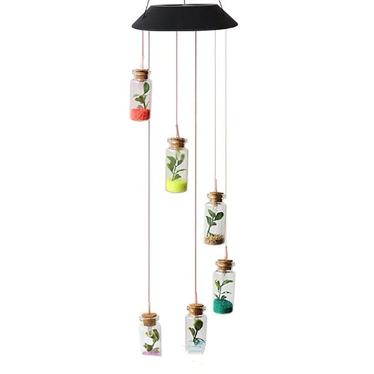 Lámpara Solar Decorativa Botella de Deseos con Luz LED Multicolor - Image 10