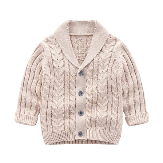 Cardigan Tejido Simple para Bebé - Abrigo Suave y Cómodo - Image 8
