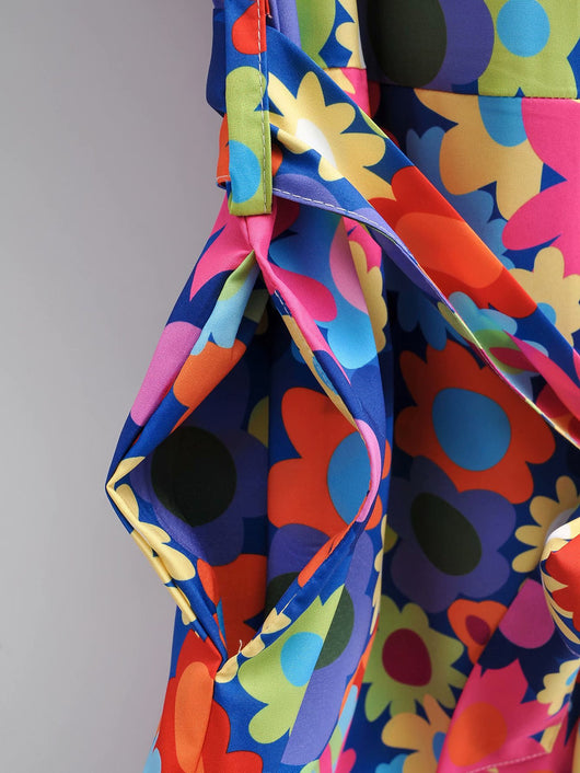 Jumpsuit Estampado con Cintura Ajustable y Piernas Rectas - Image 17