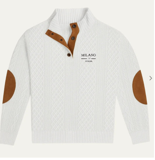 Suéter Jacquard Tejido para Hombre - Otoño e Invierno - Image 6