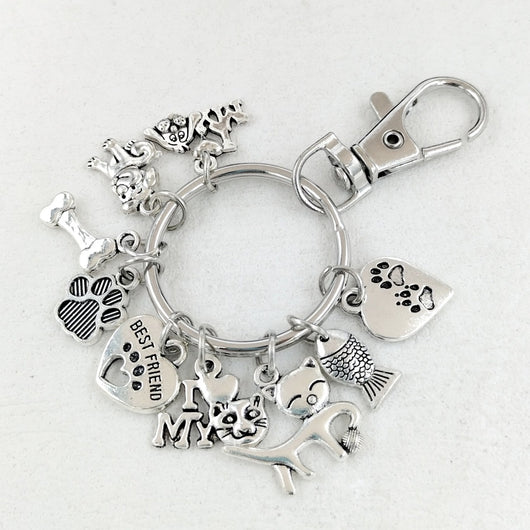 Llavero Mascota con Diseños de Huesos, Peces y Patitas - Accesor Perfecto para Amigos Peludos - Image 7