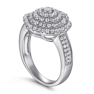 Anillo de Plata 925 con Circones Incrustados - Diseño Exagerado - Image 6