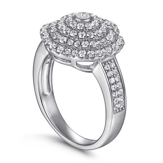 Anillo de Plata 925 con Circones Incrustados - Diseño Exagerado - Image 6