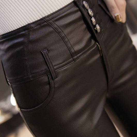 Pantalones Ajustados de Talle Alto para Uso Diario - Image 12