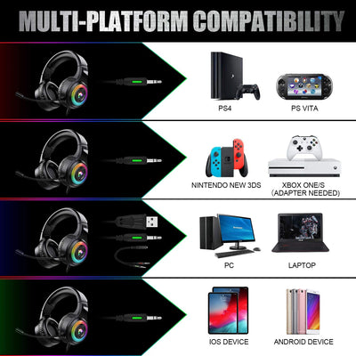 Auriculares Gaming para Computadora con Micrófono de Alta Calidad - Image 11