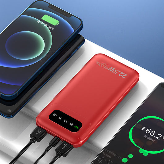 Batería Portátil de 20000 mAh con Pantalla Digital y Carga Rápida