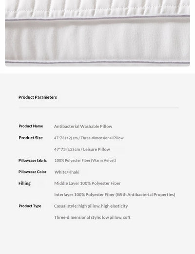 Almohada de Terciopelo Velvet Tridimensional Antibacterial Lavable - Image 9
