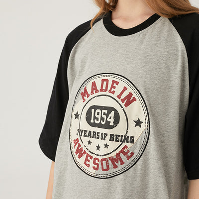 Playera Raglan Bicolor para Parejas - Manga Corta Hombre - Image 7