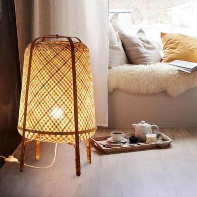 Lámpara de Pie Estilo Japonés para el Hogar - Image 9
