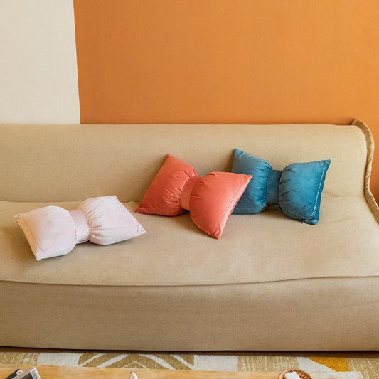 Almohada Decorativa Lazada Nórdica en Terciopelo Cristal - Image 2