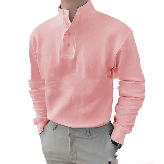 Camisa Clásica de Manga Larga para Hombre con Abertura Lateral - Image 12